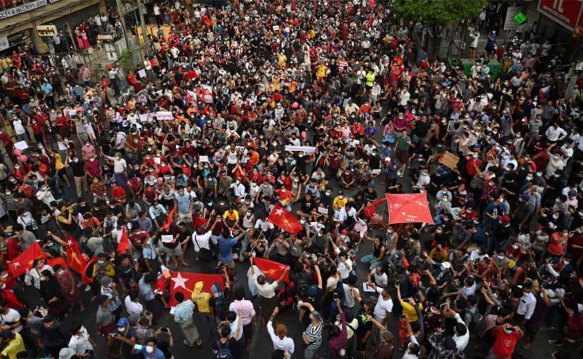 "All guts, no gun" : Heartfelt words shared by a Myanmar youth
