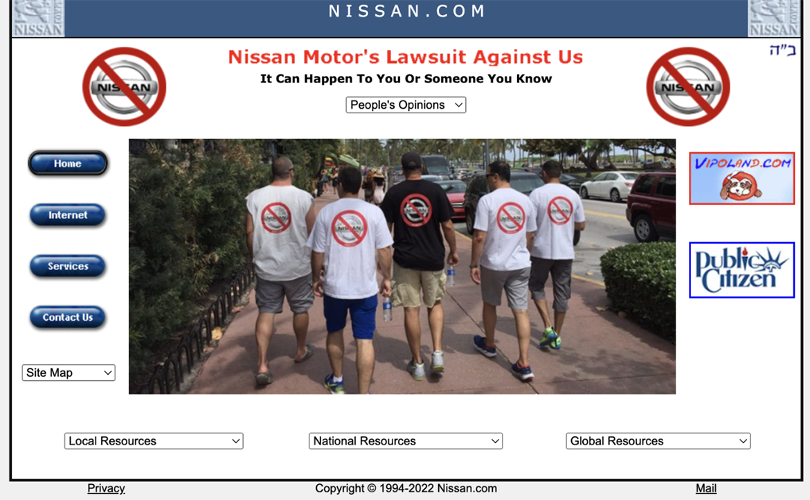 關於「網址黃牛」與 Nissan.com 長達 9 年的「網址戰」：一個小蝦米對抗大鯨魚的故事